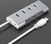 SOUNIX 7 poort USB 3.0 |4 Port USB 3.0 Data| 3 Port USB PD Charing-Grey