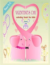 valentine's day coloring book for kids ages 4-8