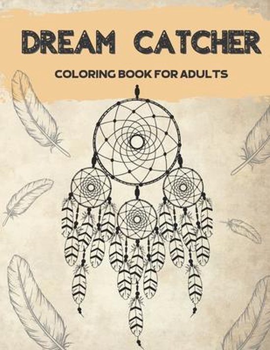 Dream Catcher Coloring Book for Adults - cover