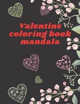 Valentine Coloring Book Mandala