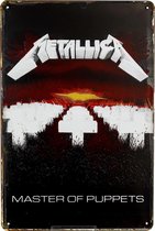 Concertbord - Metallica - Master Of The Puppets