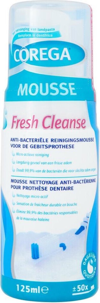 Corega Fresh Cleanse Mousse 125 ml - shop-pharmacie.fr