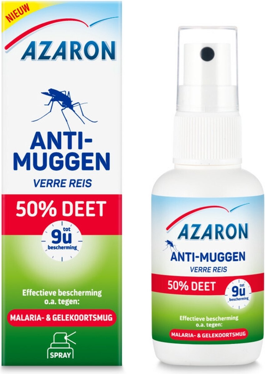 Azaron Muggenspray - Anti Muggen 50% DEET - Muggenbescherming | bol.com