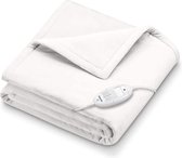 Zinaps Elektrische deken - Deluxe HD 75 elektrische deken - gezellige warmtedeken met 6 temperatuurniveaus - veiligheidssysteem en automatische uitschakeling - wasbaar in de machine.