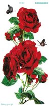 Temporary tattoo | tijdelijke tattoo | fake tattoo | Tuinrozen - Garden roses | 100 x 210 mm