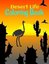 Desert Life Coloring Book