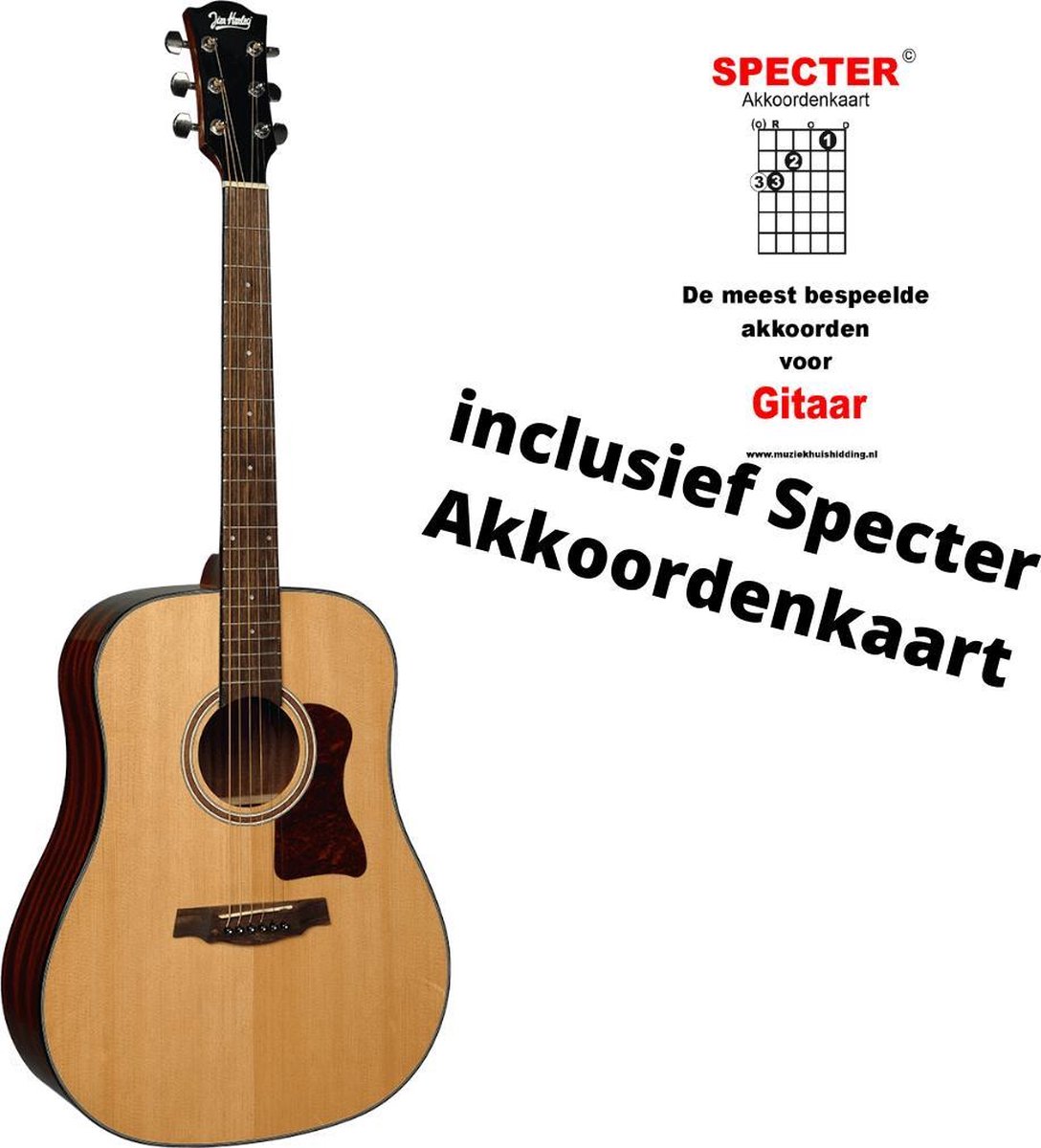 Guitare acoustique professionnelle JIM HARLEY avec tableau d' Specter |  bol.com