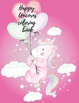 Happy Unicorns coloring book