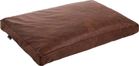 MaxxNobel Hondenkussen - Lederlook - S - 80 x 60 cm - Cognac