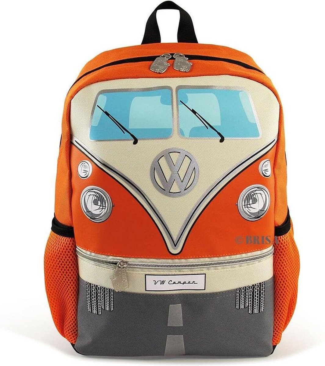 Kinderrugzak Oranje VW Bus Klein