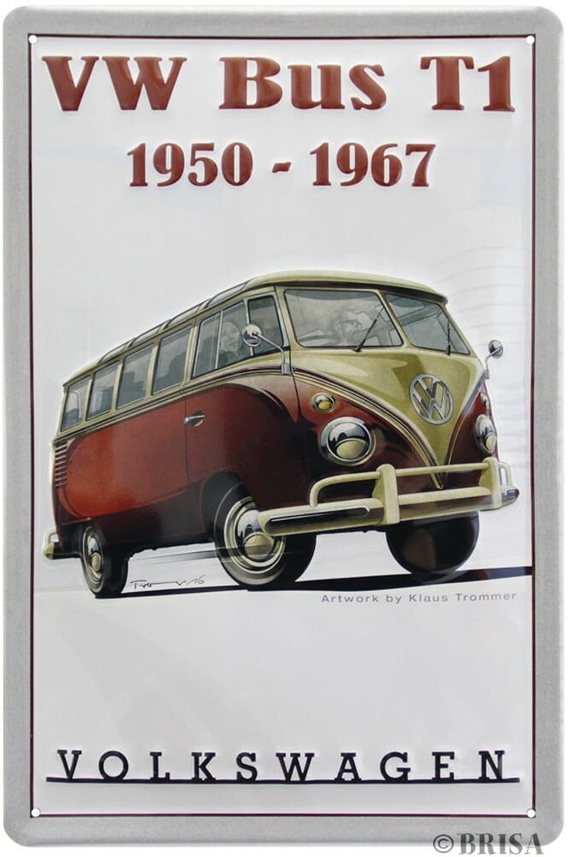 Nostalgic-Art Schlüsselanhänger VW - Edelstahl Schlüsselanhänger 4cm