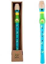 RECORDER BLUE WITH OWL PRINT (NET)