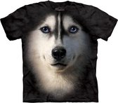 T-shirt Siberian Husky Face S