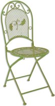 Klassiek groene stoel - Tuinstoel - Metaal - 96 cm hoog