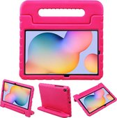 iMoshion Tablet Hoes Kinderen Geschikt voor Samsung Galaxy Tab S6 Lite (2022) / Tab S6 Lite - iMoshion Kidsproof Backcover met handvat - Roze