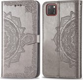 iMoshion Mandala Booktype Huawei Y5p hoesje - Grijs
