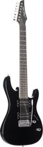 J & D 780 7-String metallic zwart  - Elektrische gitaar