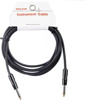 MUSIC STORE Instrument Cable Silent 3m (Black) - Gitaarkabel