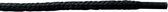 Cordial - schoenveters - zwart grof rond geweven - veterlengte 55 cm 2-4 gaatjes
