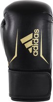 adidas Speed 100 Vechtsporthandschoenen Zwart/Goud - 16 OZ