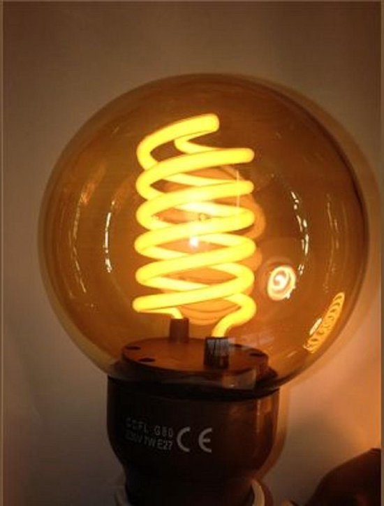 Koude kathode lamp Globe dimbaar E27 7 watt Dimbaar met gewone dimmer | bol