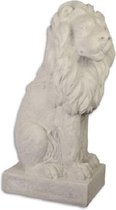 Zittende leeuw - Beeld - Resin kunsthars - 74,6 cm hoog
