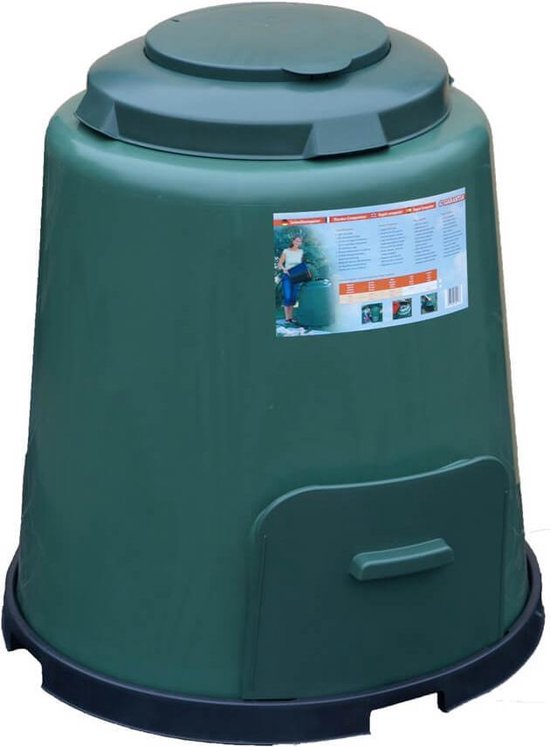 Compostbak Eco Groen | Compostvat 280 Liter met Bodem | bol.com
