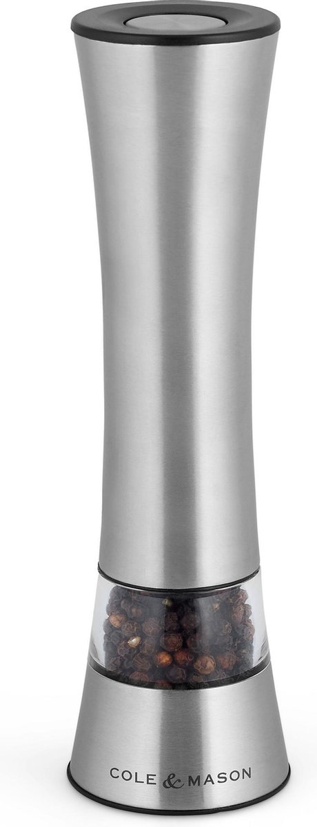 Cole & Mason - Burford Classic Electronic Mill, Stainless Steel 18 cm