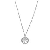 Dq coin ketting - Zilver - 42 cm