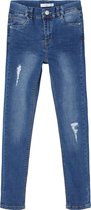 name it - NKFPOLLY DNMTRILLAS 2475 HW PANT NOOS - Medium Blue Denim - Vrouwen - Maat 122