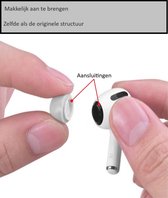 VORO Deluxe - Oordopjes voor Airpods Pro- Airpods pro foam tips - Apple - In ear - Memory foam - 6 stuks - Oordopjes - Sport - Sound isolation - Licht grijs - maat M