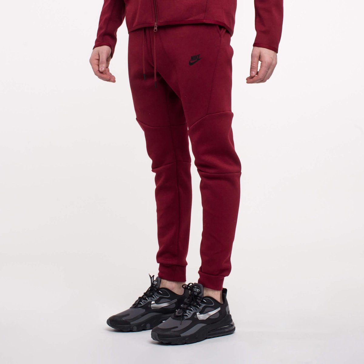 Nike Tech fleece pant Heren Joggingbroek - dark red- mt. S | bol.com