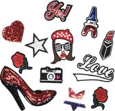 Yes We Love Fashion Patch Set 12 patches