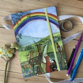 Alex Clark Large Chunky Notebook Rainbow ~ A5 Softcover Notitieboek Regenboog