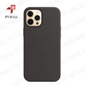 Pixiu Siliconenhoesje met MagSafe voor iPhone 12 Mini - iPhone 12 Mini hoesje - Zwart