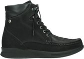 Wolky Veterboot  Four Stretch 0590410-001 Zwart - Maat 38