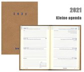 Kleine Brepols agenda 2021 - TERRA - Delta - Camel - 7d/2p - 6talig - Klein formaat: 8,1 x 12 cm