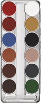 Kryolan Aquacolor Waterschmink palette  - B