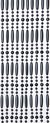Vliegengordijn-deurgordijn- Perla 100x240 cm grijs
