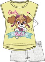 Paw Patrol Pyjama met korte mouw - geel - Maat 98