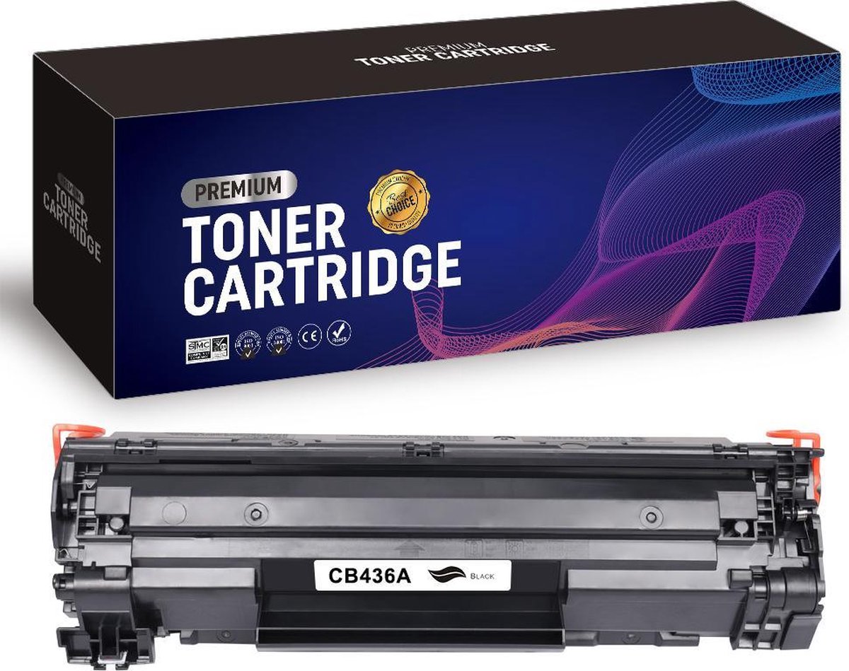 PREMIUM XL Compatibele Toner Cartridge voor CB436A/CB435A/CE285A/Canon 725 Zwart met XL 3000 paginas