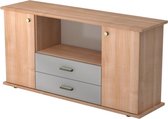 Kapa SB | Dressoir | met deuren + laden Pruim / Wit