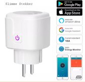 Slimme Stekker - Smart Plug - Incl. Tijdschakelaar & Energiemeter
