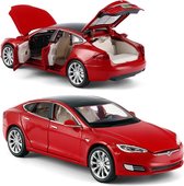 Tesla Model S 1:32 P100D Sedan Rood Allernieuwste