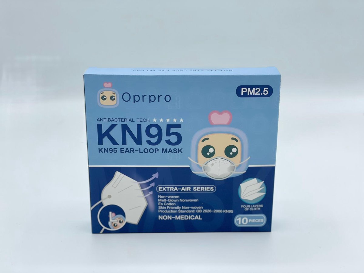 OprPro FFP2 KN95 mondkapje | 20 stuks | Niet Medische Mondkapjes