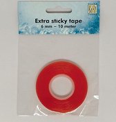 Nellie's Choice Extra sticky tape 6 mm XST002 10 mtr x 6mm (01-21)