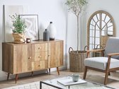 Beliani ULIKA - Sideboard - lichte houtkleur - spaanplaat