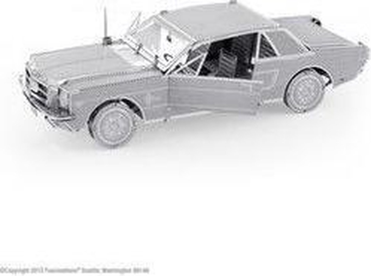 Metal Earth Modelbouw 3D Ford Mustang Coupe - Metaal — afbeelding 8