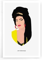 Walljar - Amy Winehouse - Muurdecoratie - Poster