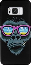ADEL Siliconen Back Cover Softcase Hoesje Geschikt voor Samsung Galaxy S8 Plus - Gorilla Apen